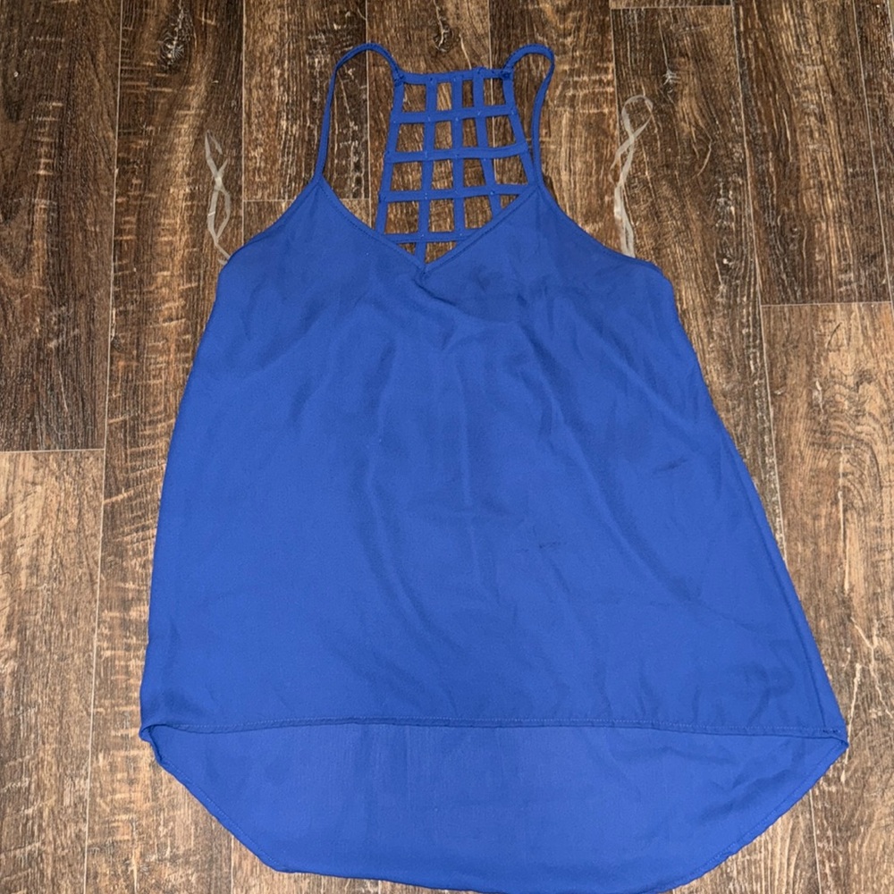 Royal blue top